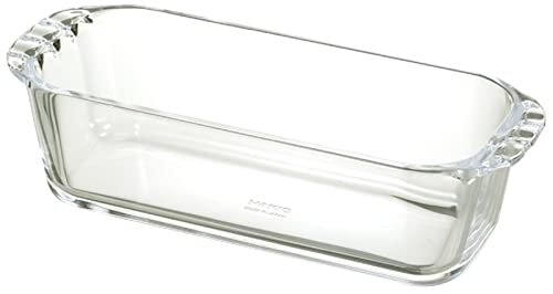 HARIO(ハリオ) 日本製 耐熱ガラス製 パウンド型 850ml BUONO kitchen HPND-85-BK 6個セット