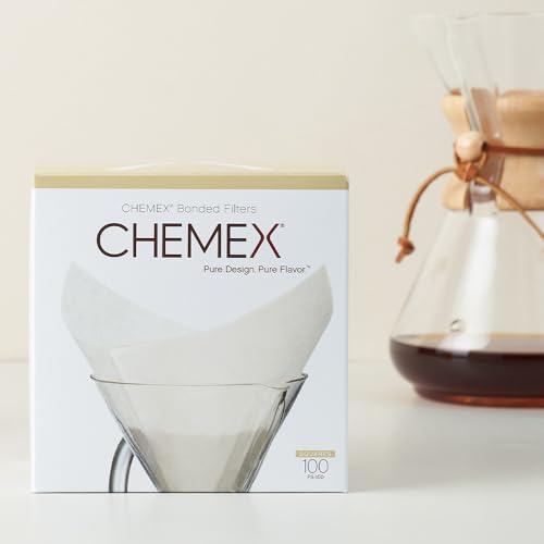 [ケメックス] 四角 ホワイト フィルター FS-100 コーヒーフィルター 使い捨てフィルター [並行輸入品]