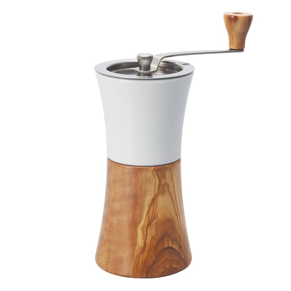 HARIO (ハリオ) セラミック コーヒーミル ウッド N 手挽きコーヒー豆 30g MCWN-2-OV