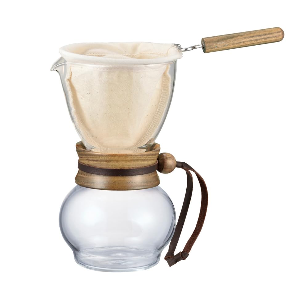 HARIO(ハリオ) ネルドリップ ポット ウッドネック 1~2杯用 プレゼント ギフト 贈り物 DPW-1