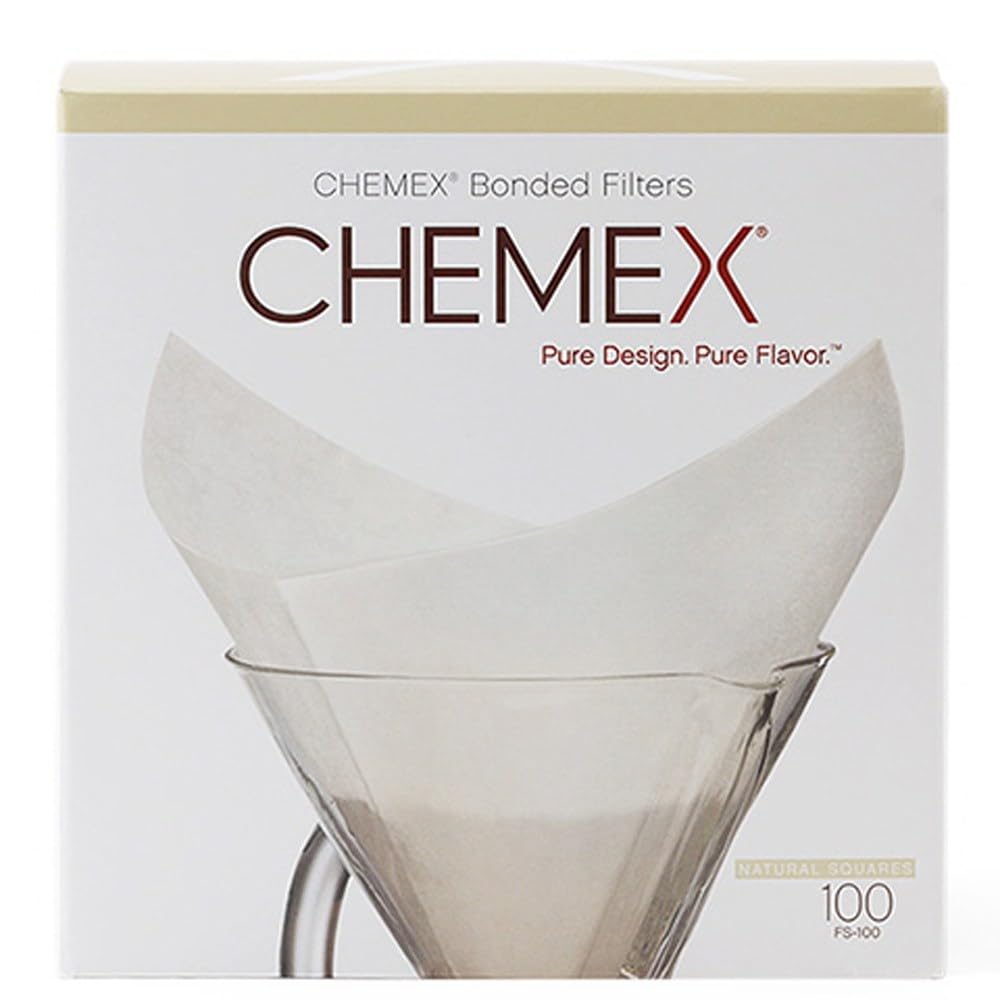 [ケメックス] 四角 ホワイト フィルター FS-100 コーヒーフィルター 使い捨てフィルター [並行輸入品]